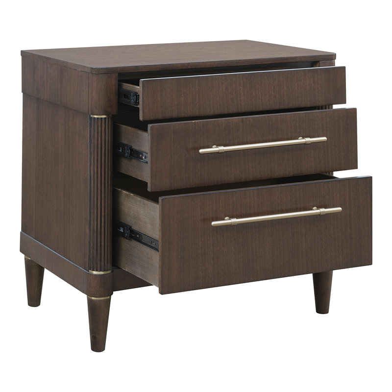 Herrick Asher Park 3 Drawer Nightstand