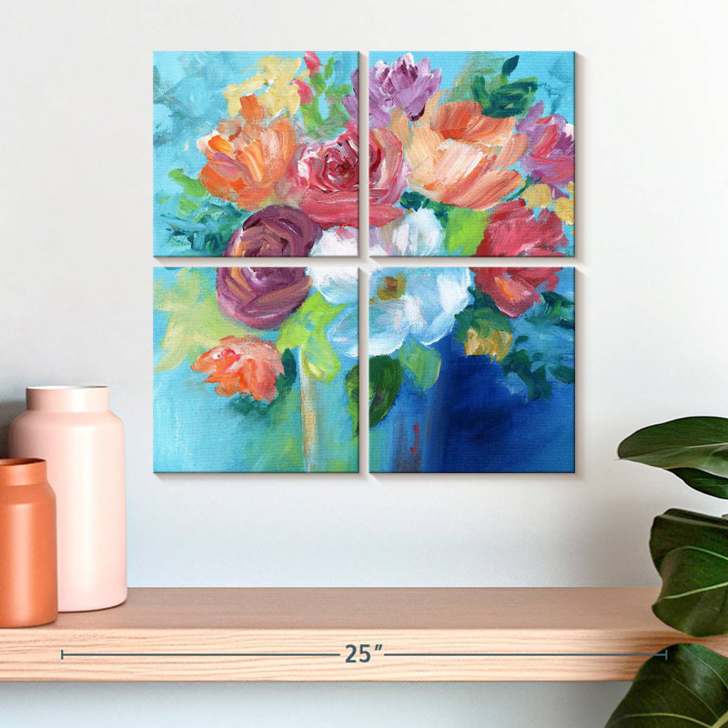 Floral Avery, H 18 po x l 18 po