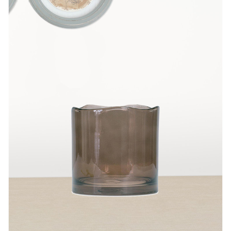 Vase de table Arethea, H 6 po x l 5,75 po x P 5,75 po