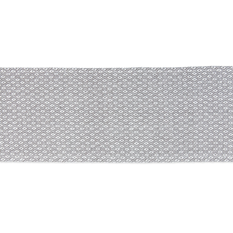 FRENCH BLUE MINI DIAMOND TABLE RUNNER 15X108, Gray