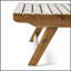 Table d'appoint d'extérieur en bois d'acacia Sedona avec conception à lattes ouvertes pour le patio, la terrasse ou le jardin