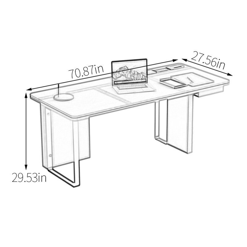 Makda, 29.53" H x 70.87" W x 27.56" D