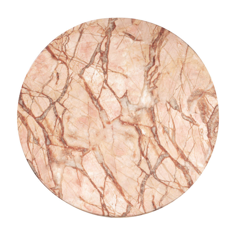 Macey Concrete Top End Table, Sunset Marble