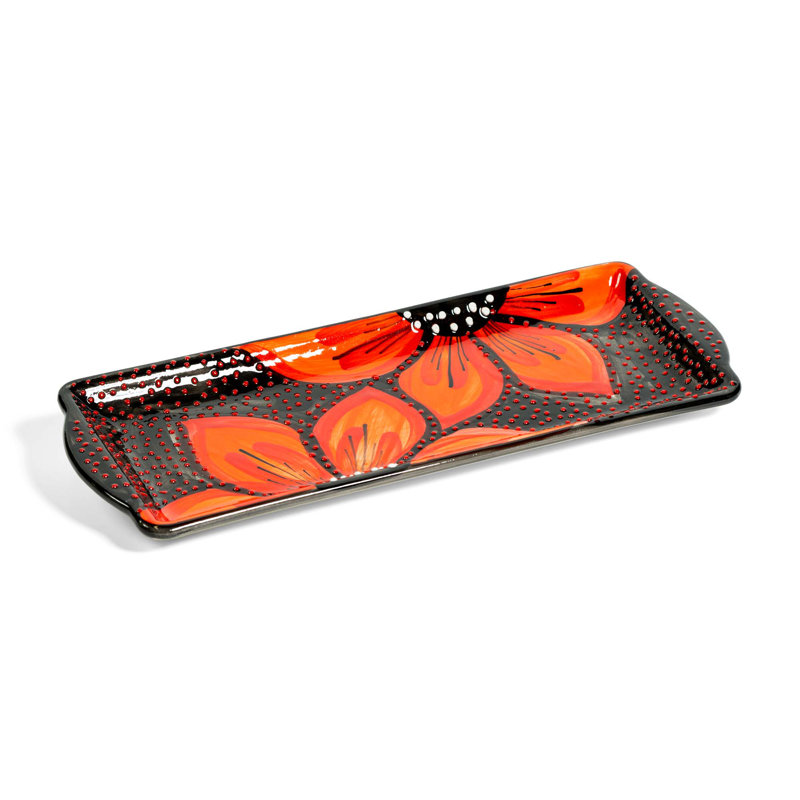 Marlow Home Co. Ilsa Ceramic Rectangular Platter