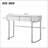 39" Mirrored Makeup Vanity Table with Stainless Steel Base, Mirrored Console Dressing Table with 2 Drawers,Versatile Desk for Bedroom and Office-116767152