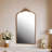 Wall Mirror 43x24 Inch Vintage Ornate Arched Floor Mirror Metal Framed Mirror Dressing Mirror, for Entryway, Living Room, Bedroom,  Antique Bronze-742380505-741361266