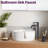 1 Hole Bathroom Faucet - Matte Black, Long-Lasting Stainless Steel Build Tall Vessel Hole,-125221961