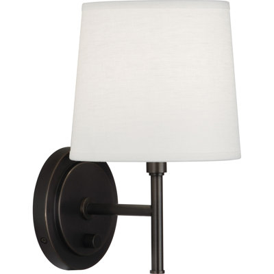 Bandit Solid Brass Plug-in Armed Sconce