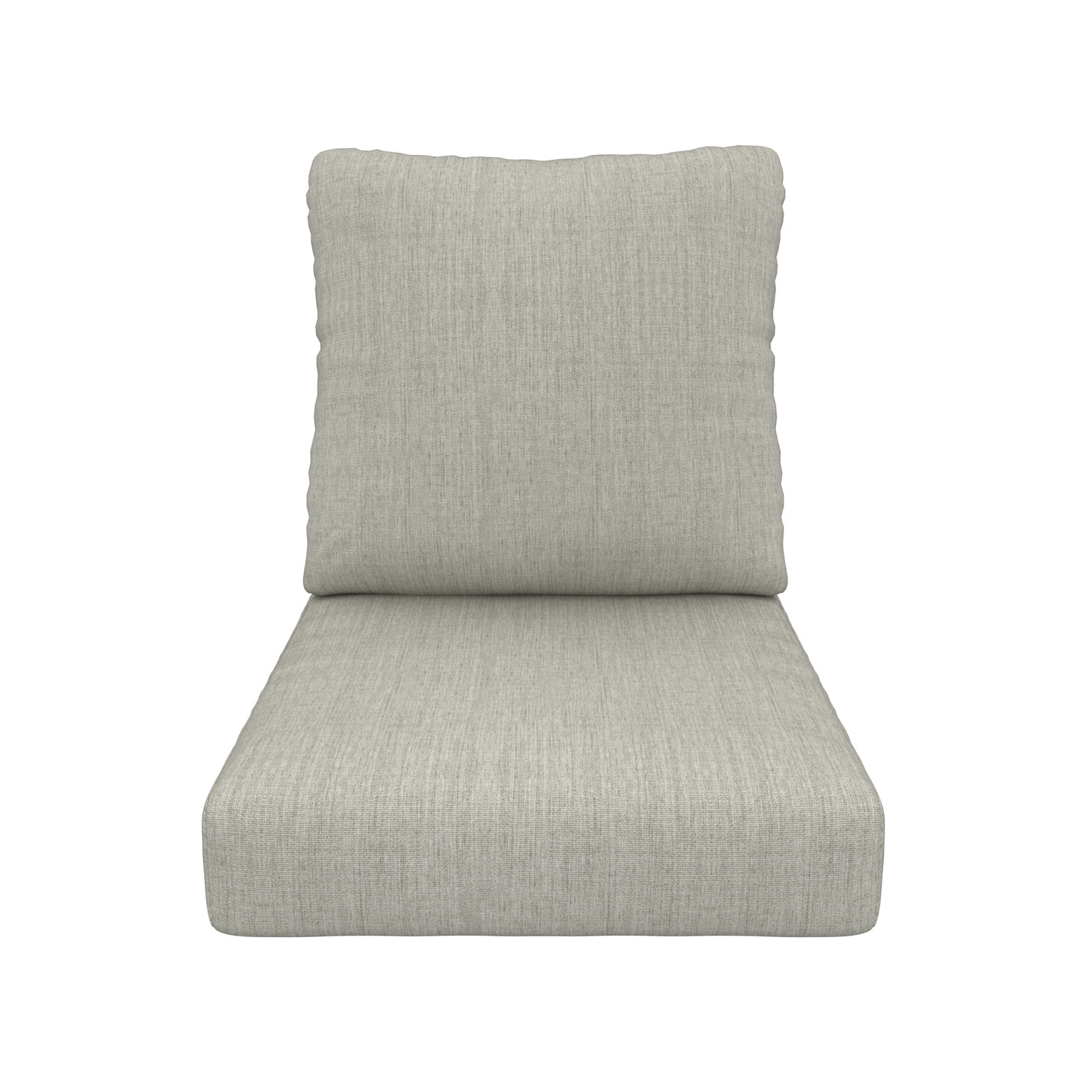 Amala 22" Sunbrella® Seat and Back Cushion, Canvas Granite Sunbrella® Canvas