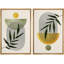Ensemble d'art mural sur toile encadré Mid Mid Century Modern-71660334-71660337