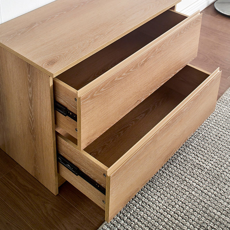 Système de garde-robe autoportant en bois, Chêne