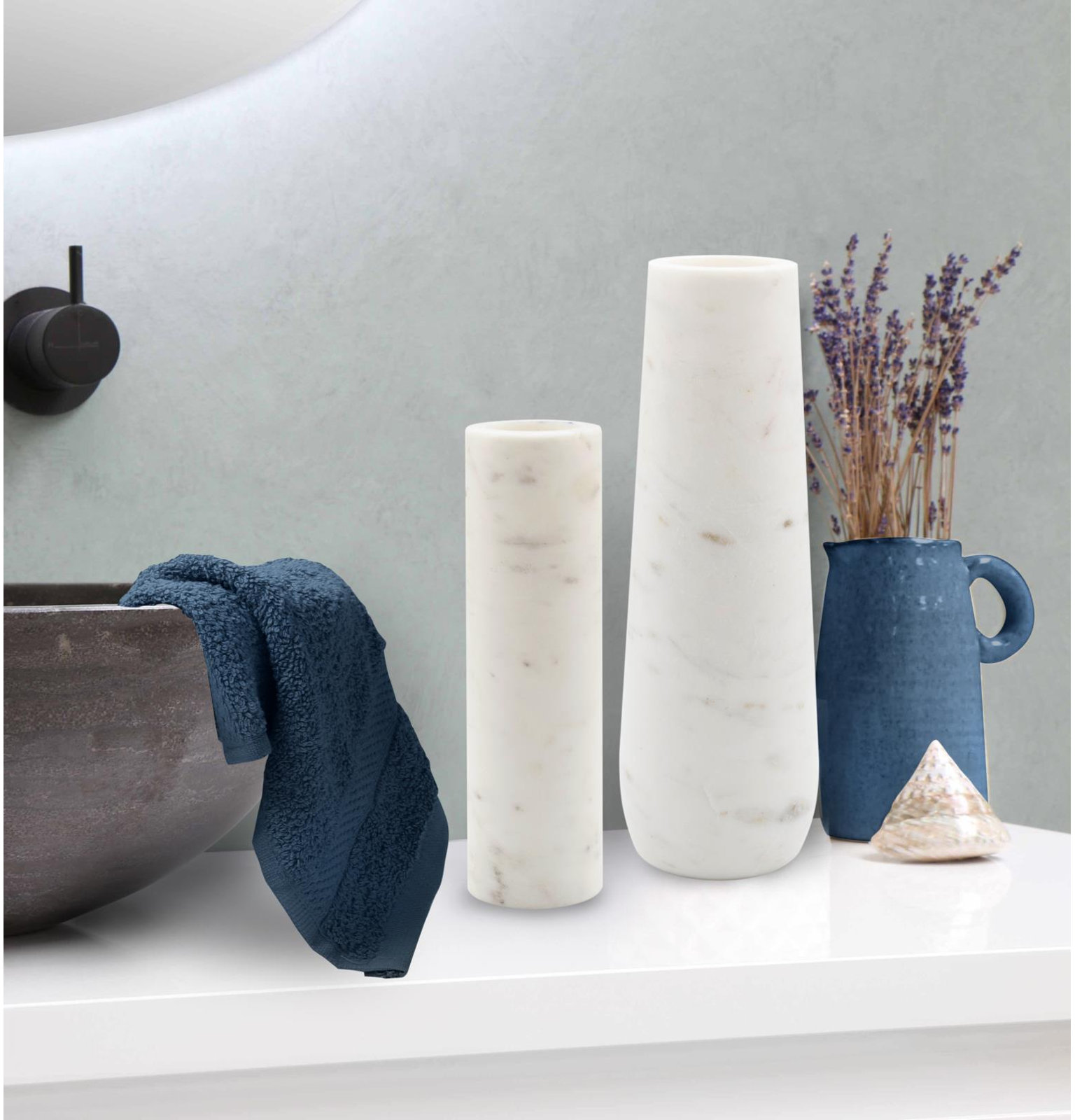 Caselyn 10'' Marble Table Vase