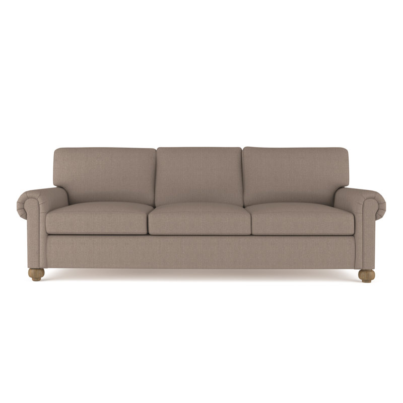 Canapé Leroy, Ponce de lin Box Weave, H 36 po x l 84 po x P 49 po, Naturel