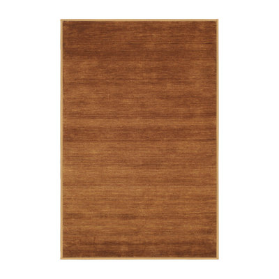Tapis contemporain brun