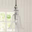 Omar 1 - Light Chrome Bell Pendant
