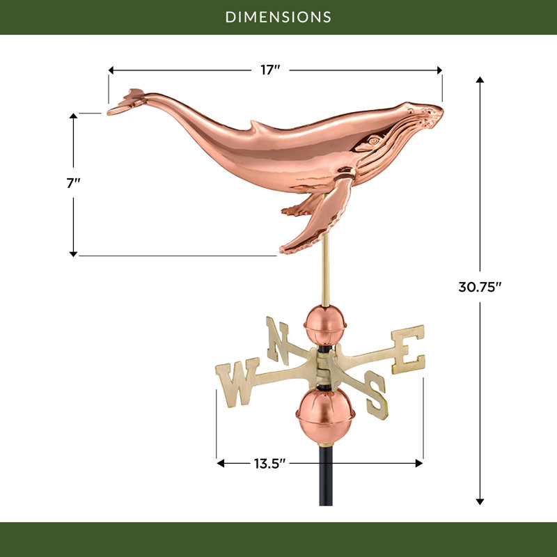 Humpback Whale Weathervane