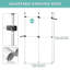 Adjustable Wall Mounted Clothes Rack