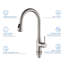 Robinet de cuisine à poignée simple avec accessoires Napa KIBI-41659816-48024391