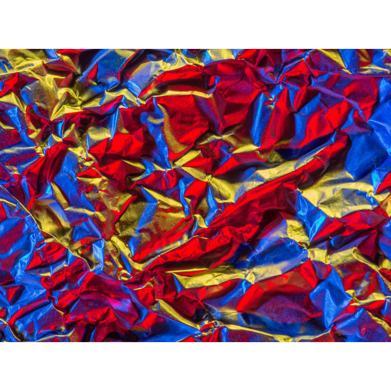 Aluminium Foil Print by Philippe Monthoux, 24" H x 32" W, Wrapped Canvas