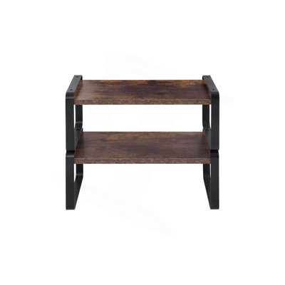 Étagères de rangement à 2 niveaux, étagère réglable, étagère de rangement pour la maison, entrepôt de cuisine du sous-sol