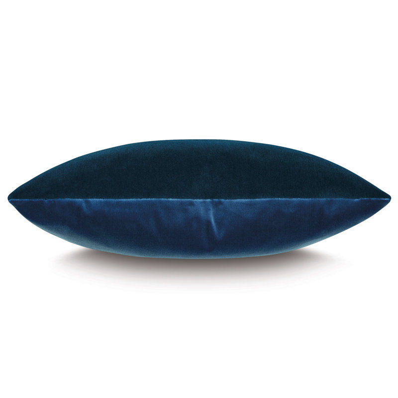 Brahms Alpaca Decorative Pillow In Merlot, Blue, Square 24''