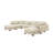 Chrisley Modular Corduroy Sectional-1402255678