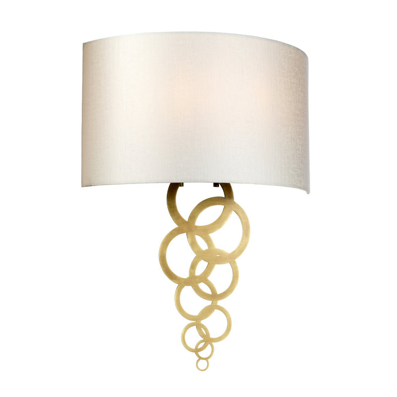 Curtis Flush Mounted Sconce, 2, 20.5" H x 15.4" W x 15.4" D