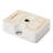 Modern Ceramic Vessel Sink 16"X12" - Bathroom, Rectangular, White, Stain- Bathroom Look, Acid Resistance Surface
