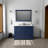 Double Bath Vanity with Carrara Marble Top