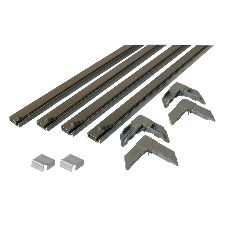 Ensemble de cadre pour écran en aluminium Prime-Line, 5/16 po x 3/4 po x 60 po (ensemble de 1), Bronze