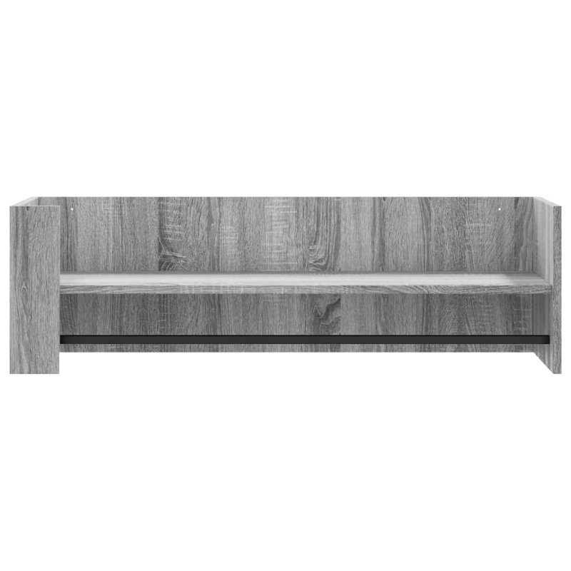 Robbert Floating Shelf, Grey Sonoma, 30.5cm H x 100cm W x 35cm