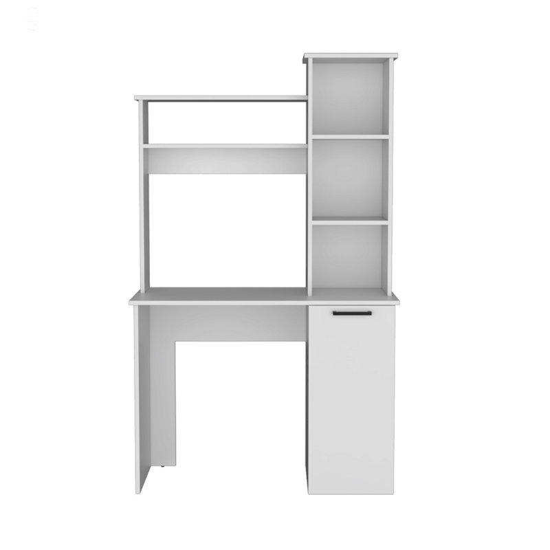 Bureau d'ordinateur Dumas, Bureau, Blanc