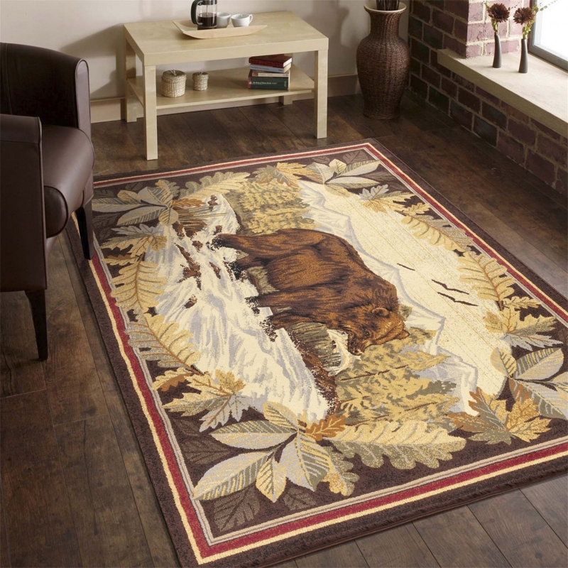 Tapis couleur nature 2 pi 7 po x 7 pi 3 po Nature's Nest, Rectangulaire 2 pi x 3 pi