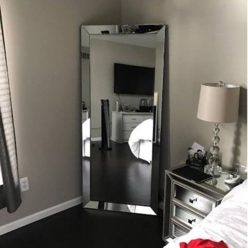 Miroir surdimensionné biseauté Liora