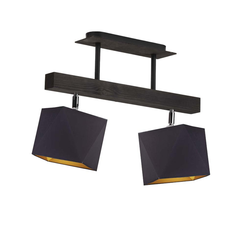 Fianna 2 - Light Kitchen Island Pendant, Black, Black