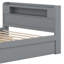 Lit plateforme en bois avec rangement à DEL, tiroirs et lit gigogne-1659163971