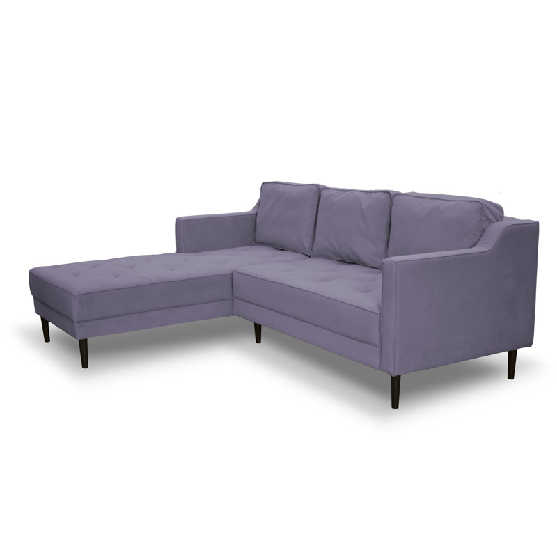 4 Seater Sofa Bed, Left Hand Facing, Purple