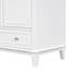 Meuble-lavabo 30 po avec lavabo, armoire de salle de bain multifonctionnelle avec portes et tiroir, cadre solide et panneau de fibres à densité moyenne, blanc-128990583