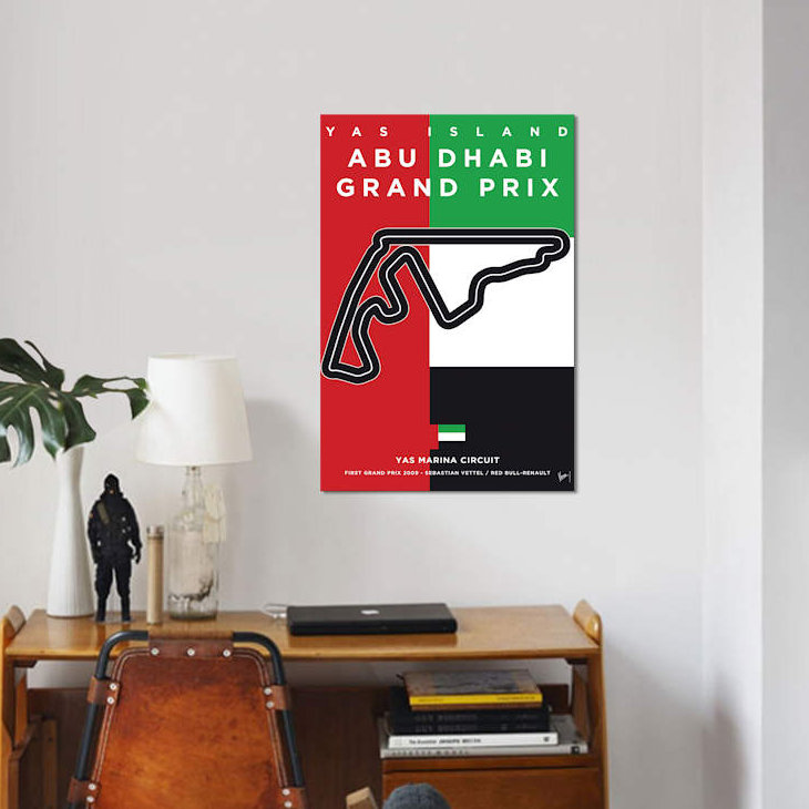 Impression sur toile «Minimal Film», H 60 po x l 40po x P 1,5 po, Toile tendue, Pas de tapis