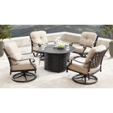 Mccomas Outdoor 5 - Piece Conversation Set