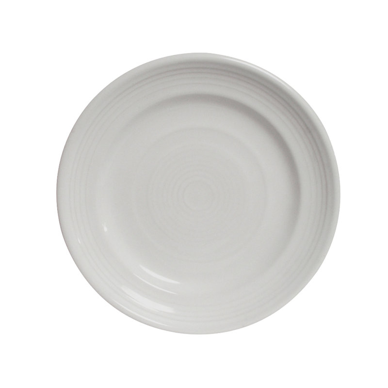 Ensemble d'assiettes plates 12 po Concentrix, Blanc