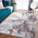 Dittmer Abstract Gray/Dark Red Area Rug