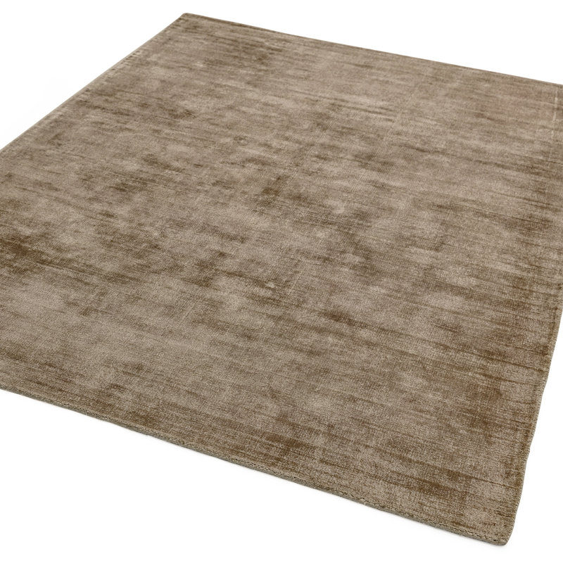 Doris Plain Silky Mocha/Beige Rug, Rectangle 240 x 340cm