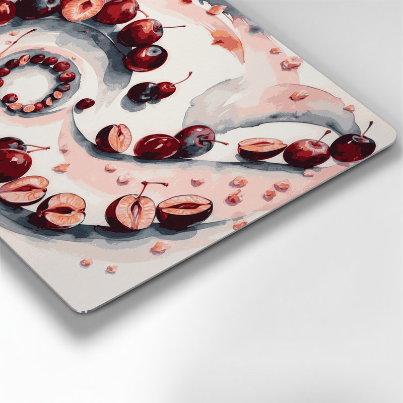 Art mural en métal Fruit Umeboshi, H 16 po x l 20 po