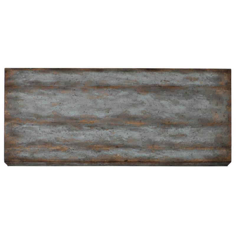 La Grange Solid Wood Accent Chest, Blue