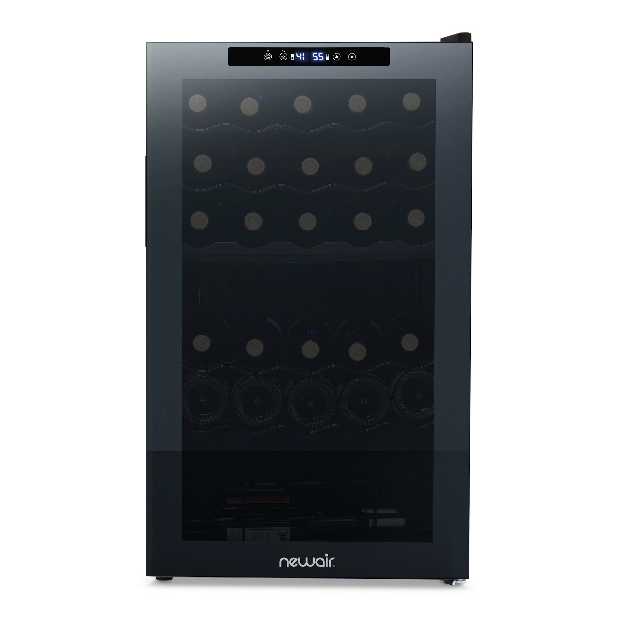 Newair 33 Bottle Single Zone Freestanding Wine Refrigerator & Reviews