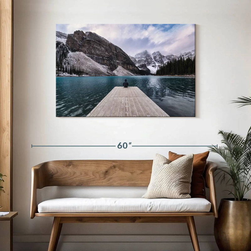 Alvord Quiet Time in Moraine Lake, H 30 po x l 45 po
