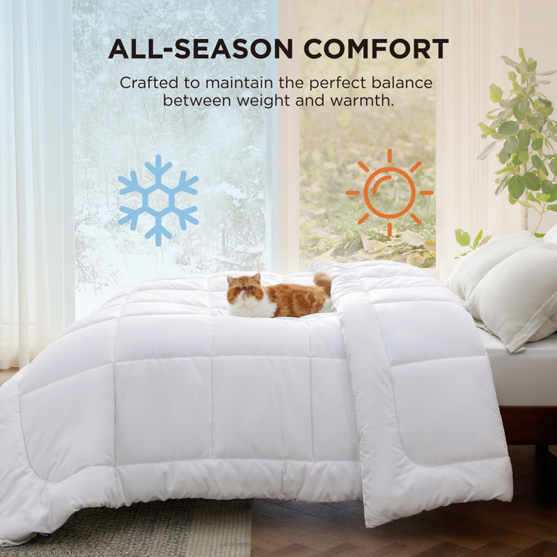 Insertion de couette édredon de literie - édredons matelassés, couette toutes saisons, literie en duvet synthétique, avec 17 languettes, cadeaux