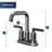 Karran 2-Handle 4-Inch Centerset Bathroom Faucet with Matching Pop-up Drain-102098638