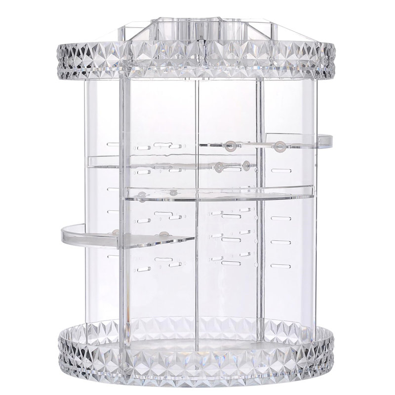 Crystil Plastic Makeup Organiser